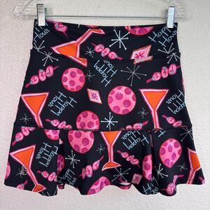 Pickleball Bella Skort Womens 2 Happy Hour Athletic Tennis Kick Pleat Medium